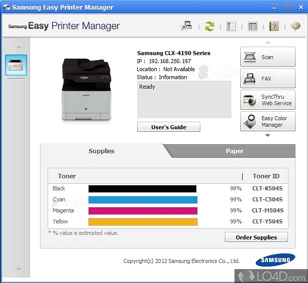 Samsung easy color manager c480w mac